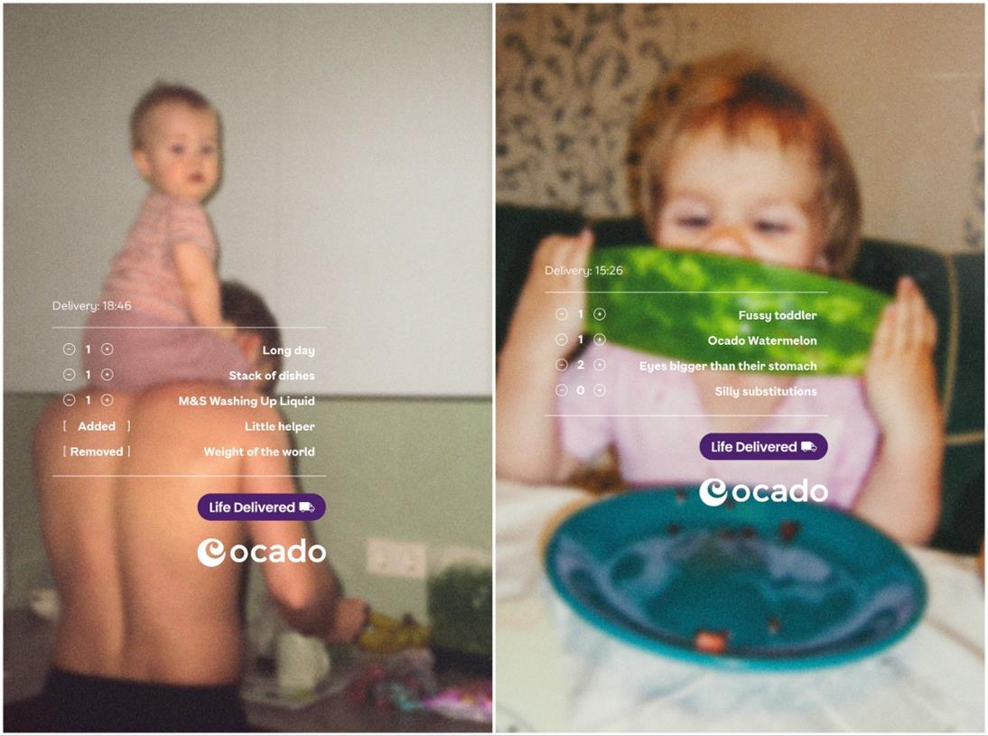 Ocado ads showcase relatable shopping lists inspired by everyday moments