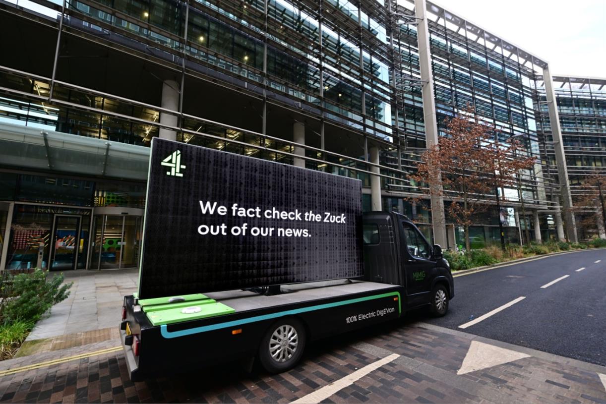 C4 ad uses Meta fact-checking controversy to promote Channel 4 News