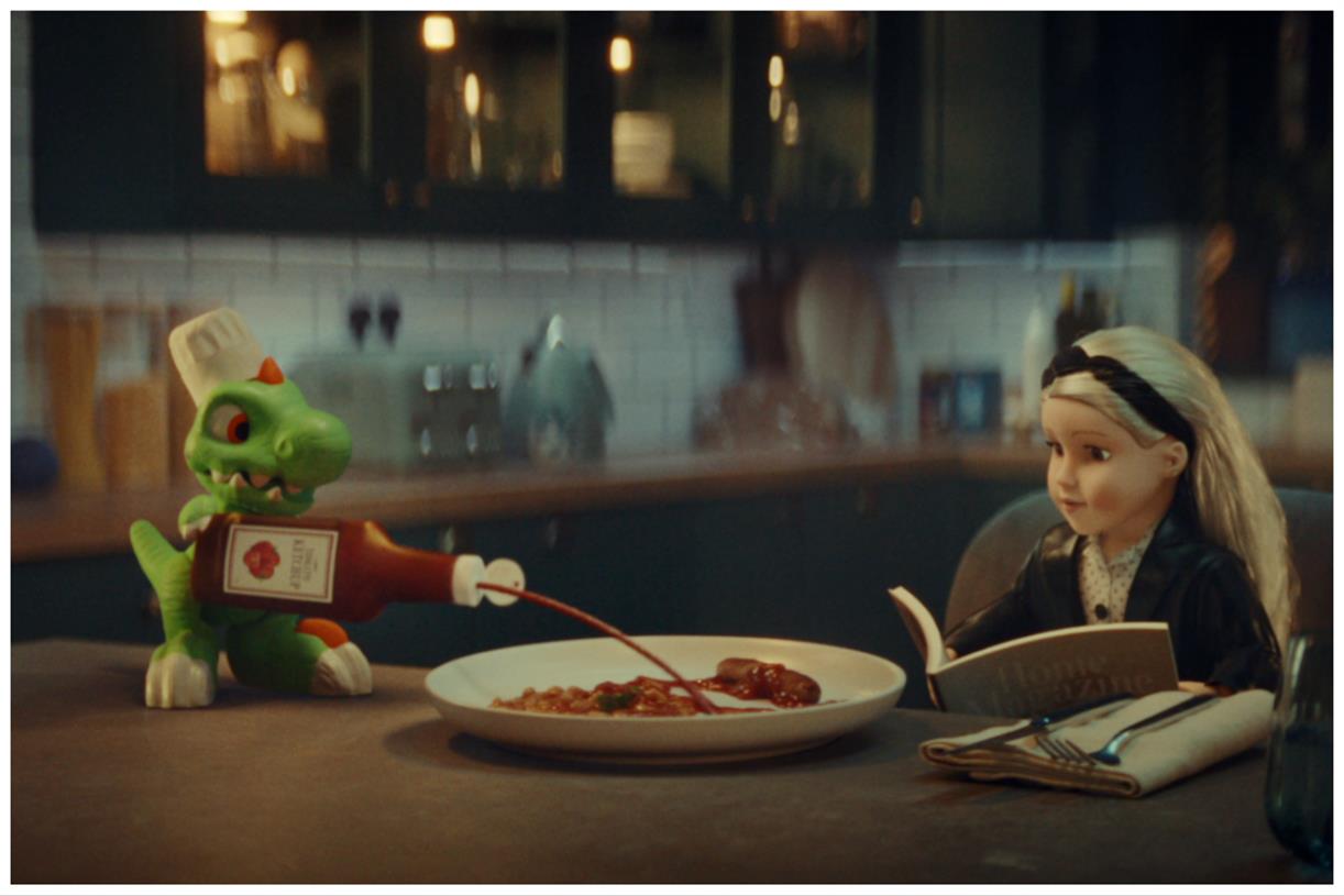 Argos mascot Trevor cooks up a storm in latest ad