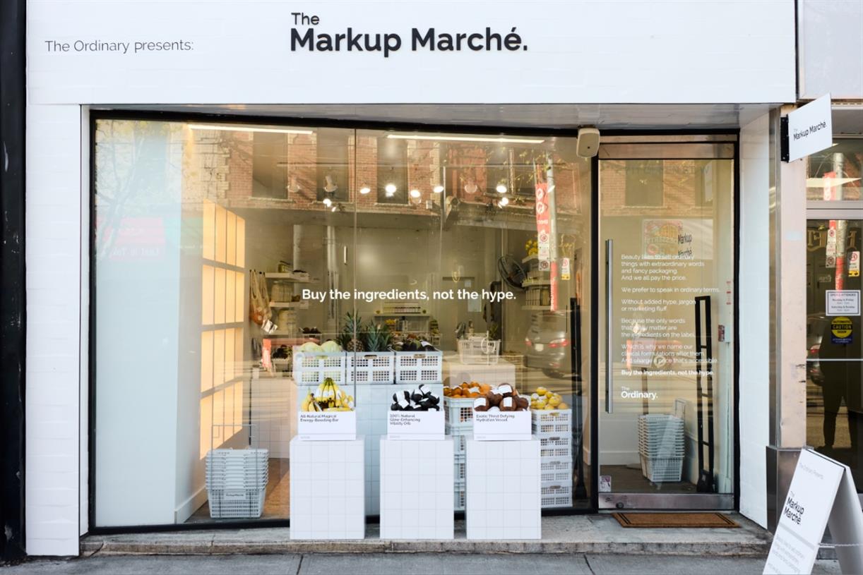 The Ordinary spotlights excessive beauty pricing with immersive store
