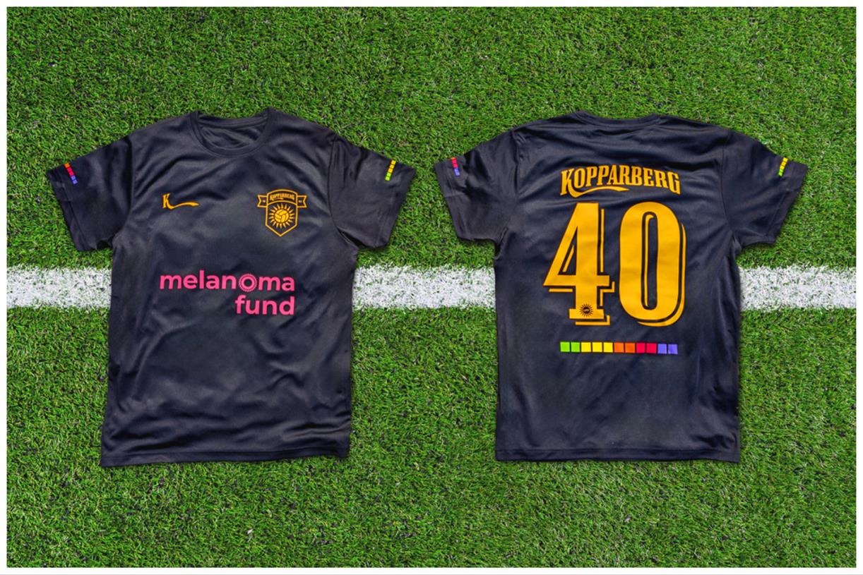 Kopparberg designs UV-blocking football shirts for fans watching Euro 2024