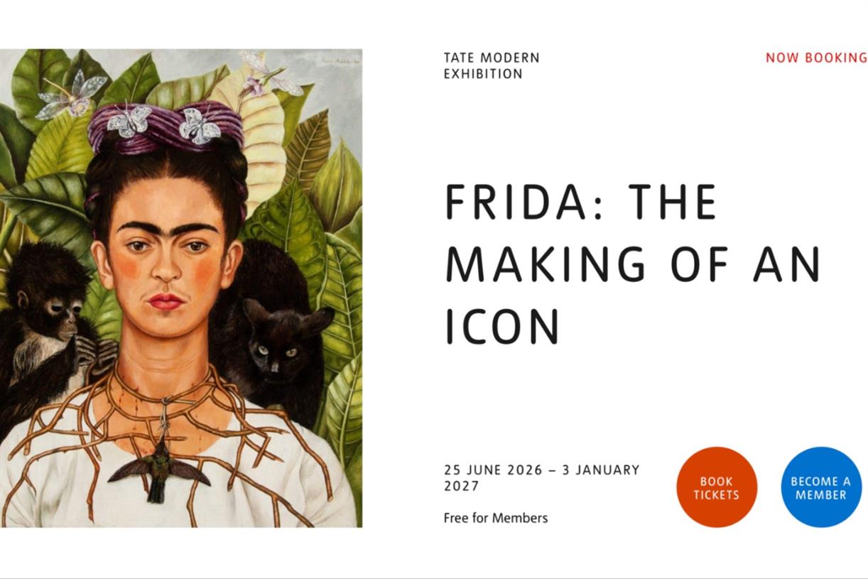 Tate Modern appoints Ace of Hearts for Frida Kahlo campaign