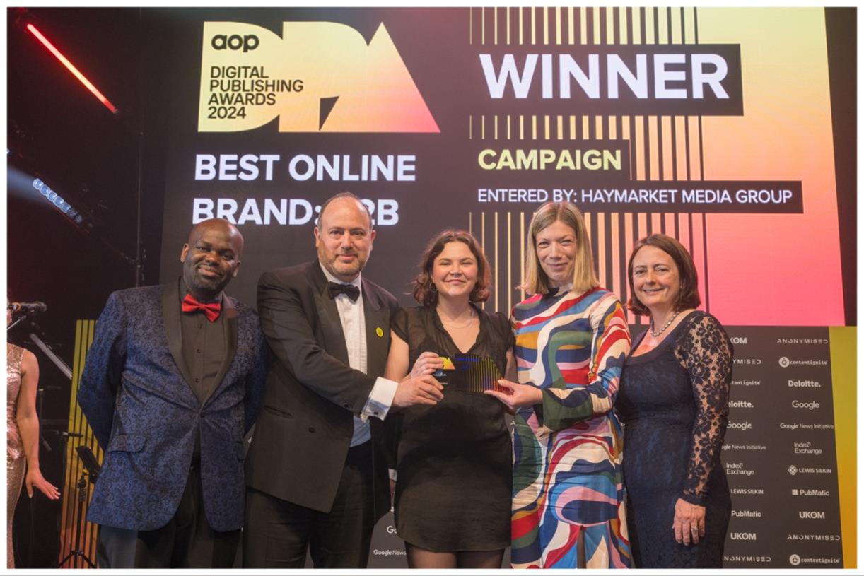 Campaign wins AOP Grand Prix for best online B2B brand for third year in a row