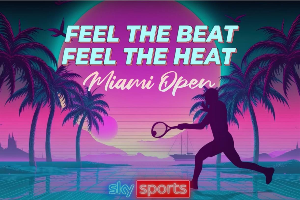 Sky Sports creates EDM-style beat with tennis sounds for Miami Open audio ad