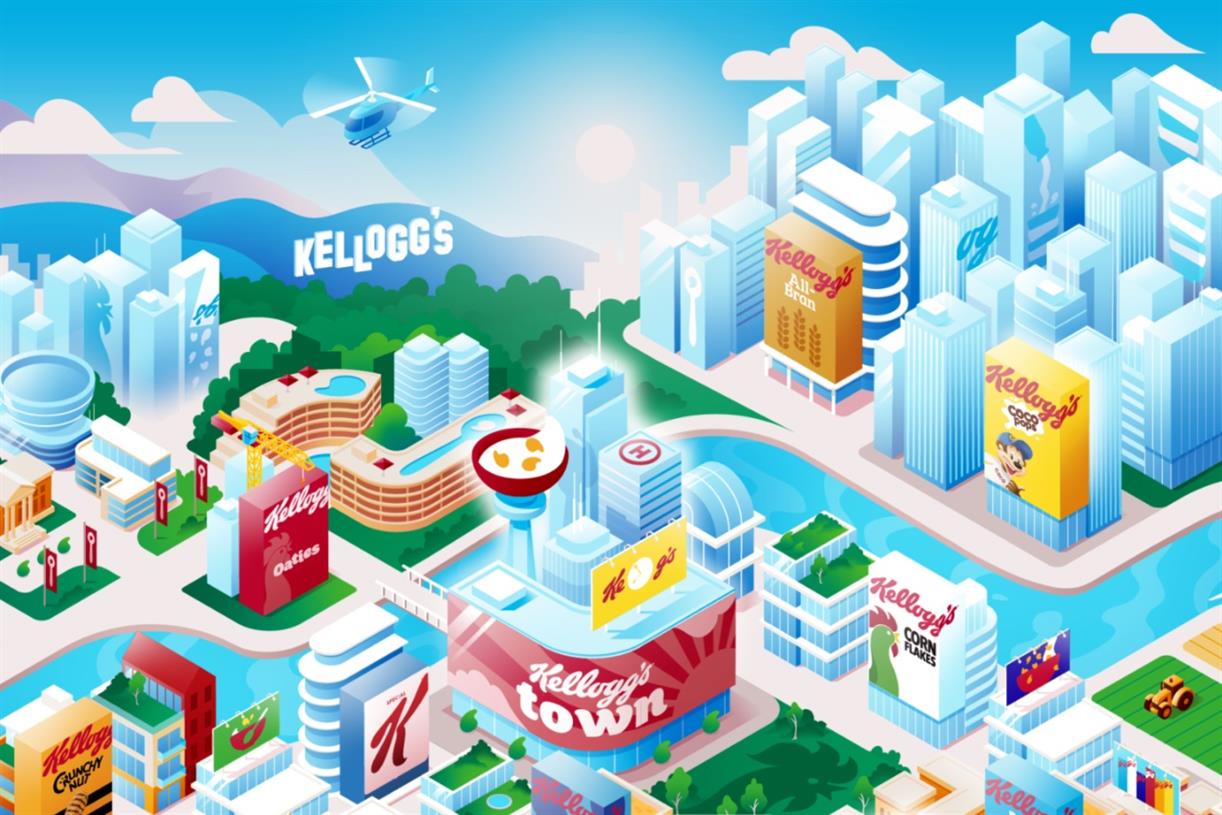 Kellogg's serves up games at the breakfast table with virtual town experience