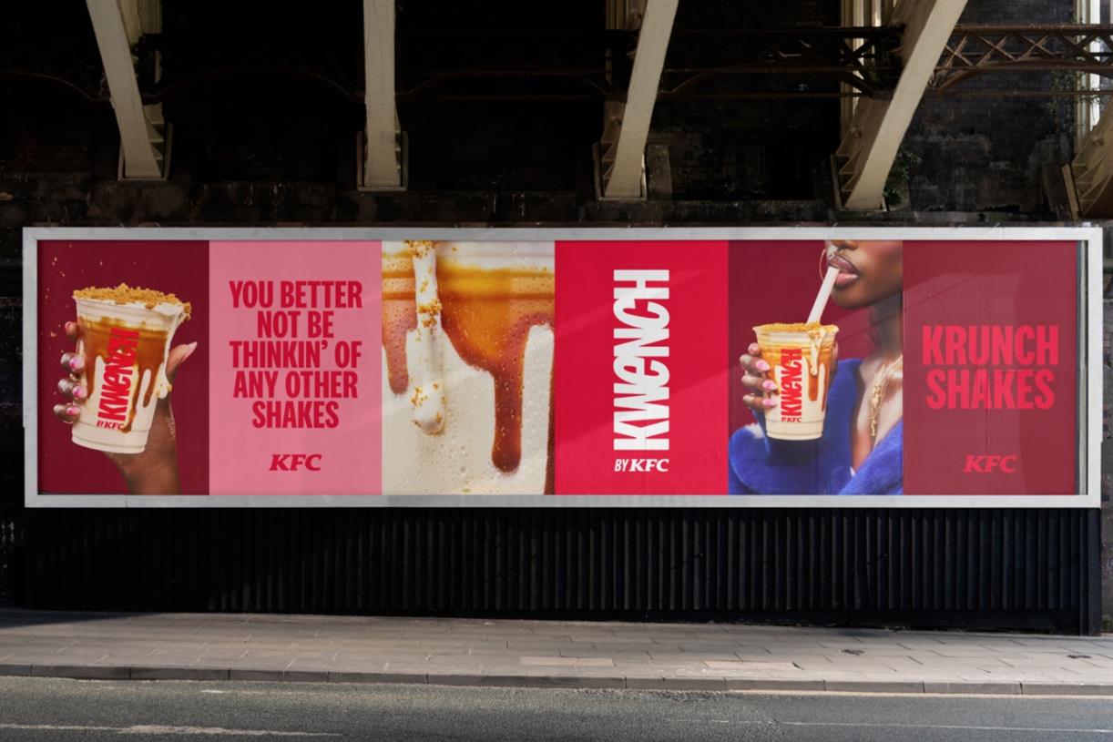 KFC launches 'showstopper' Kwench drinks range with campaign by Mother