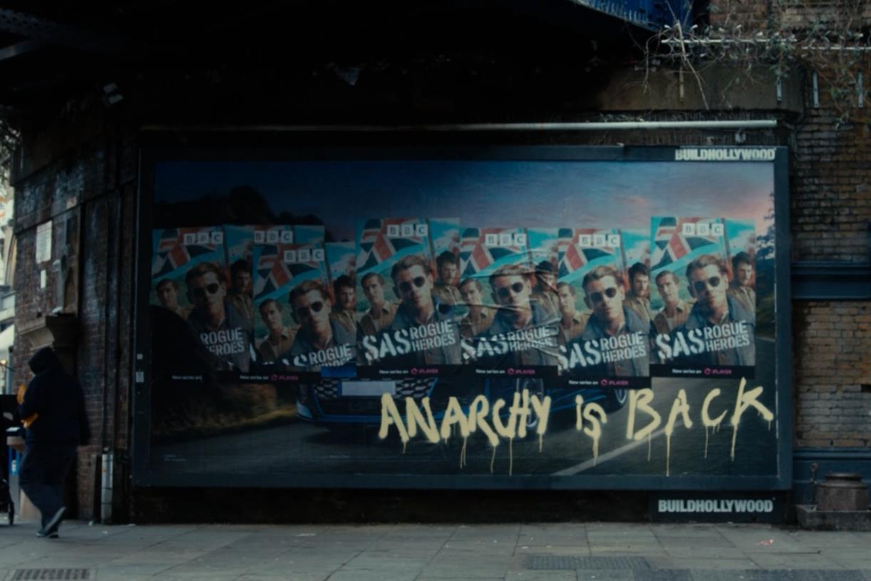 BBC rolls out 'anarchic' OOH campaign marking return of SAS Rogue Heroes