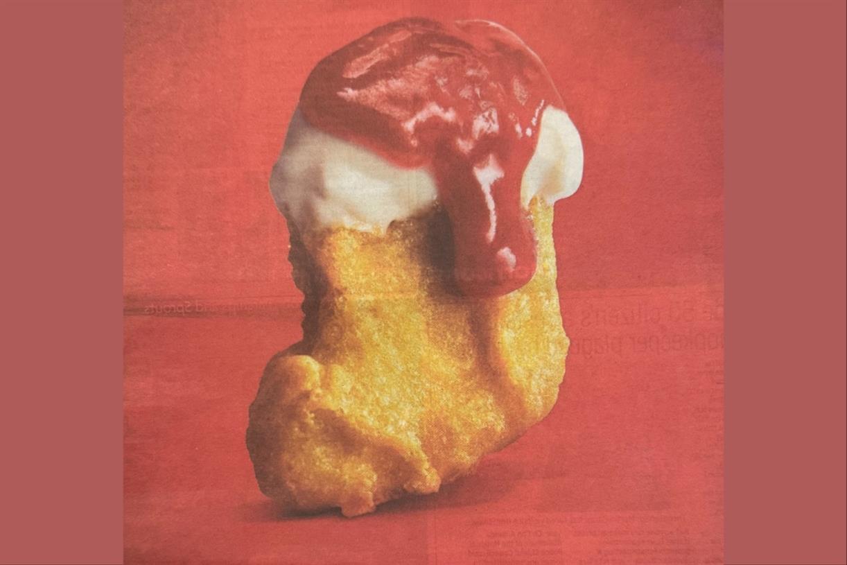 Chicken nugget takes centre stage in festive McDonald’s press ad