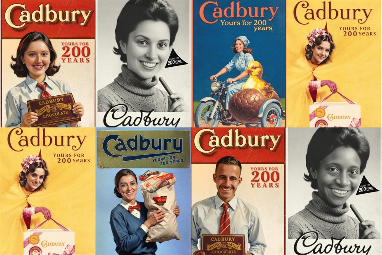 Cadbury puts people into its classic posters with Gen-AI tool