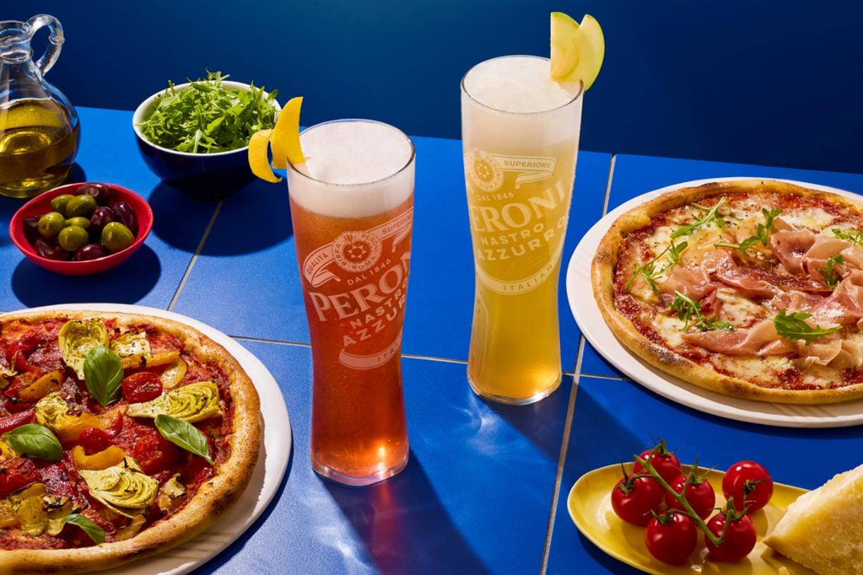 Peroni 0.0% brings 'Italian style' to Covent Garden with F1 pop-up