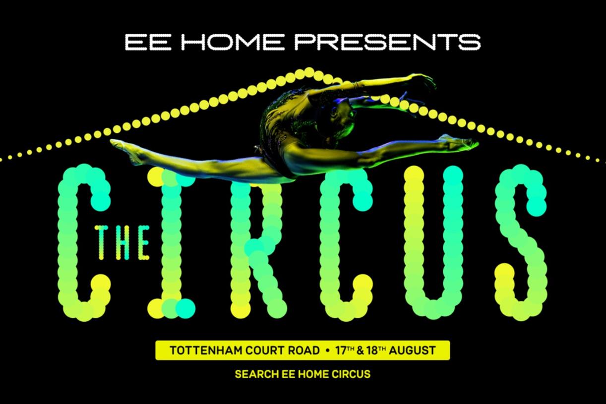 EE brings immersive circus performance to London