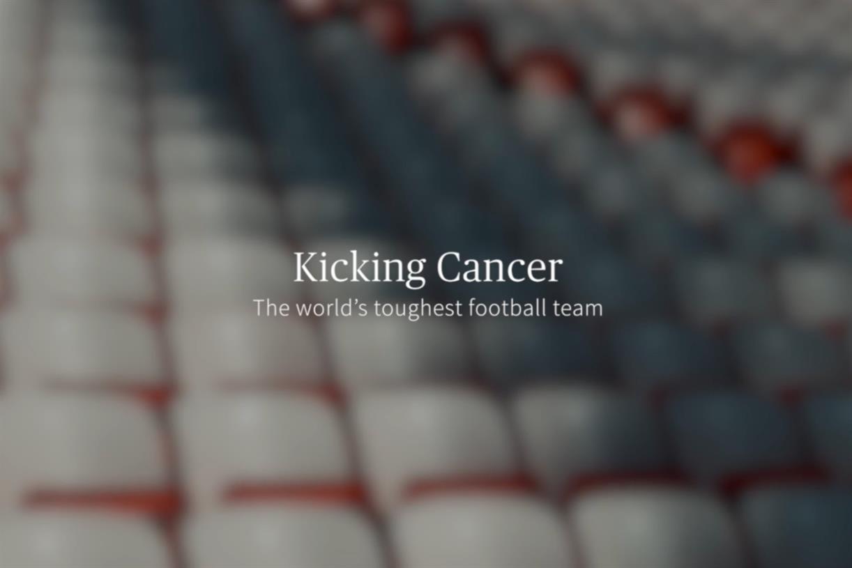 Axa ad promotes benefits of walking football with team of cancer survivors