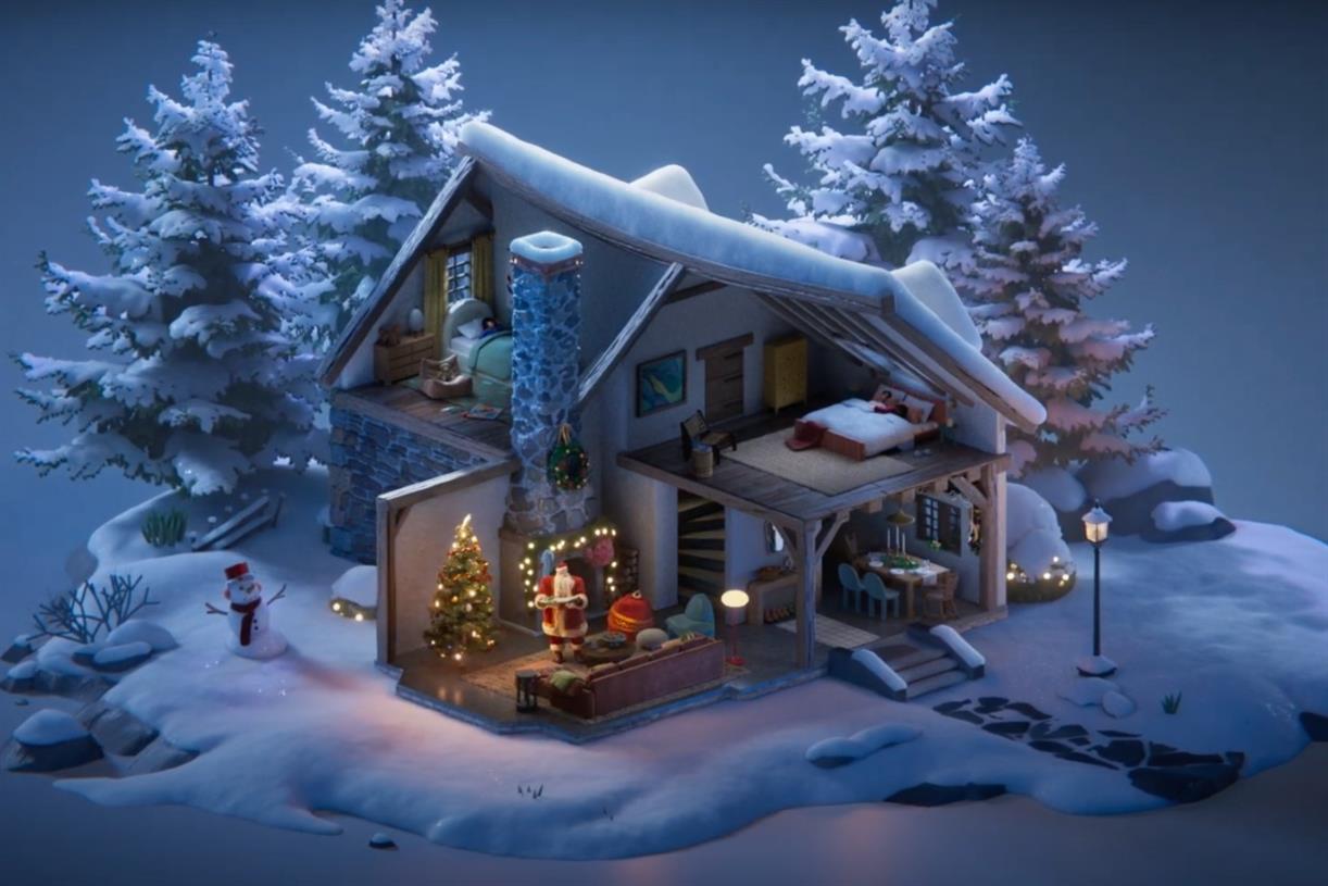 Airbnb's Christmas ad shows Santa's struggles in a hotel