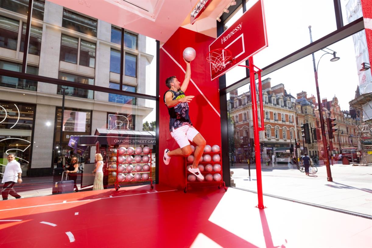 NBA and Hennessy open corner shop at Selfridges