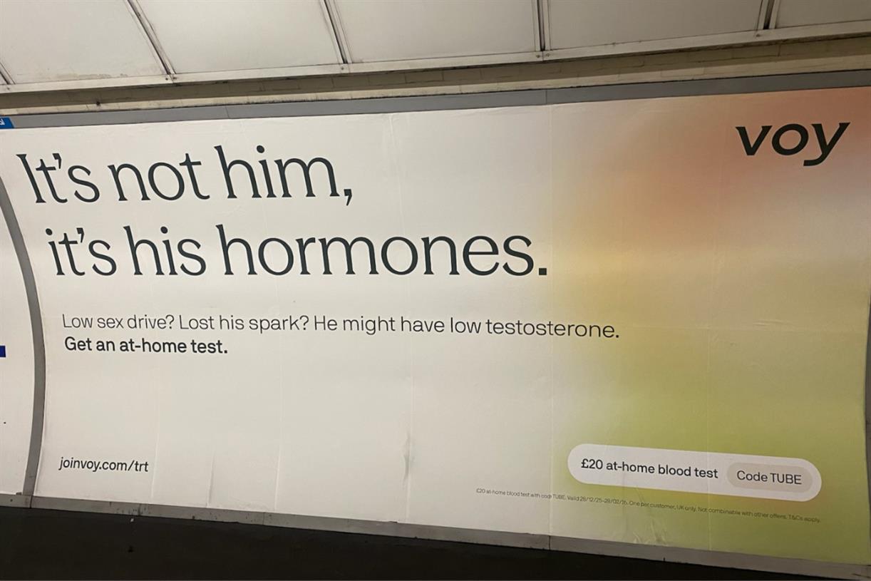 Voy men’s hormones ads prompt 33 complaints to ASA