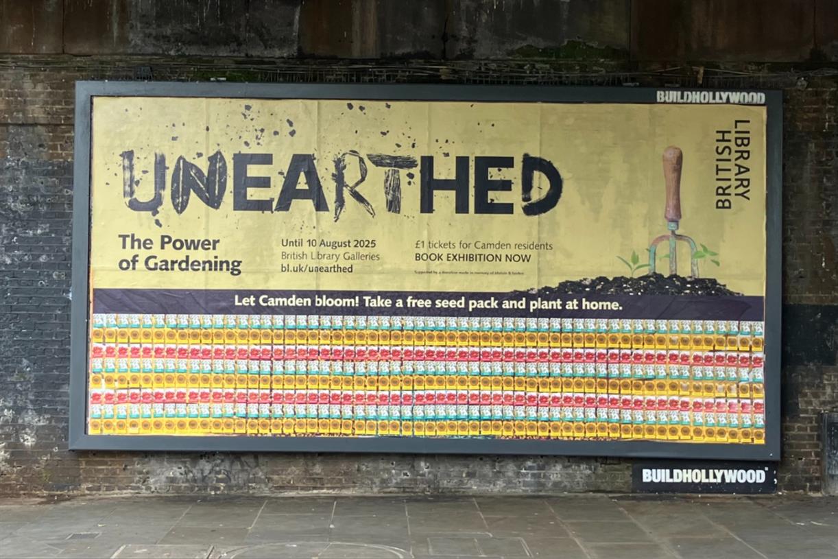 British Library unveils interactive special build made of gardening seeds