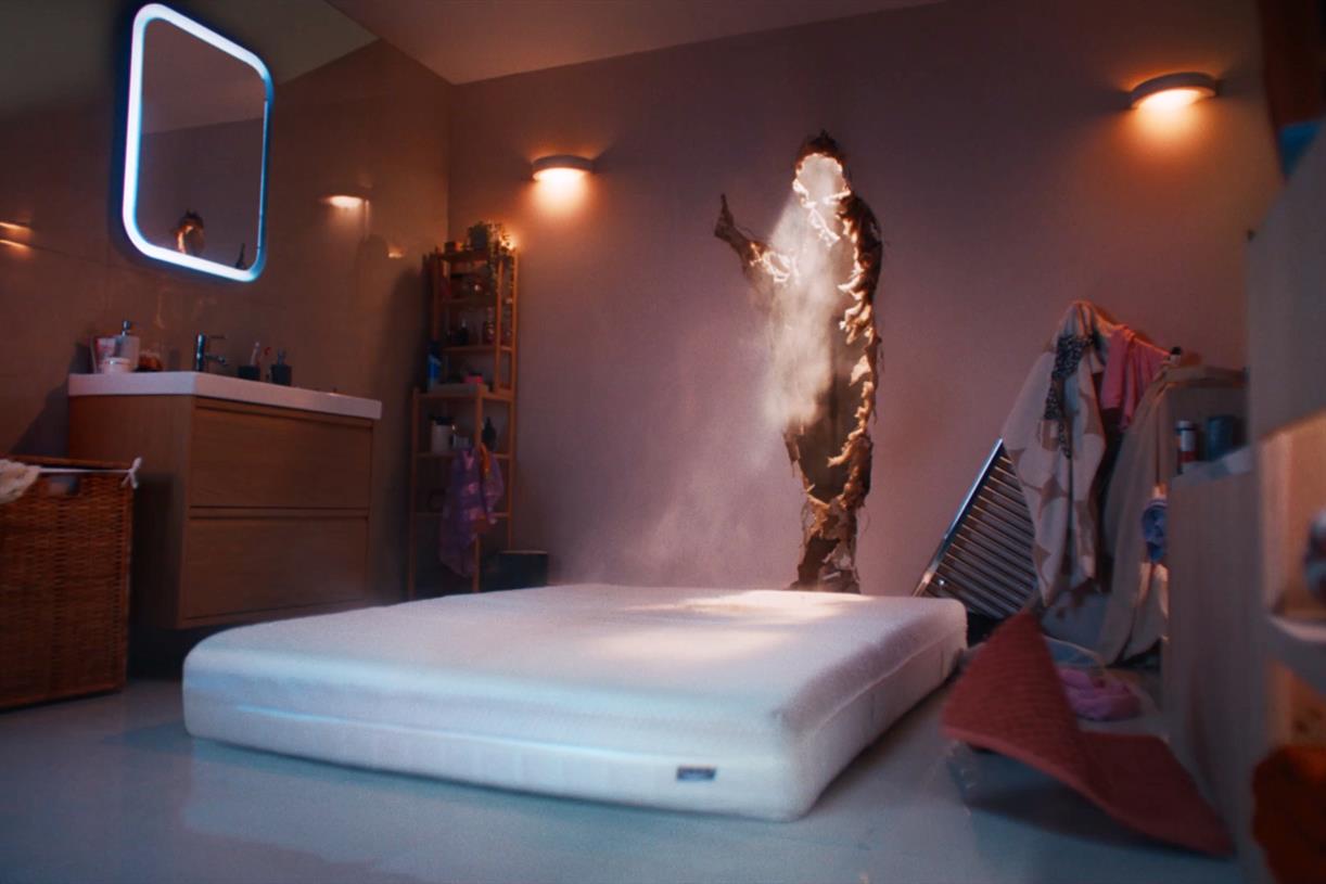 Ikea turns mattresses into wrecking balls to take out sleep distractions