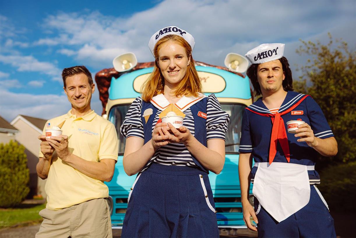 Netflix Uk Recreates Stranger Things Scoops Ahoy Ice Cream Van