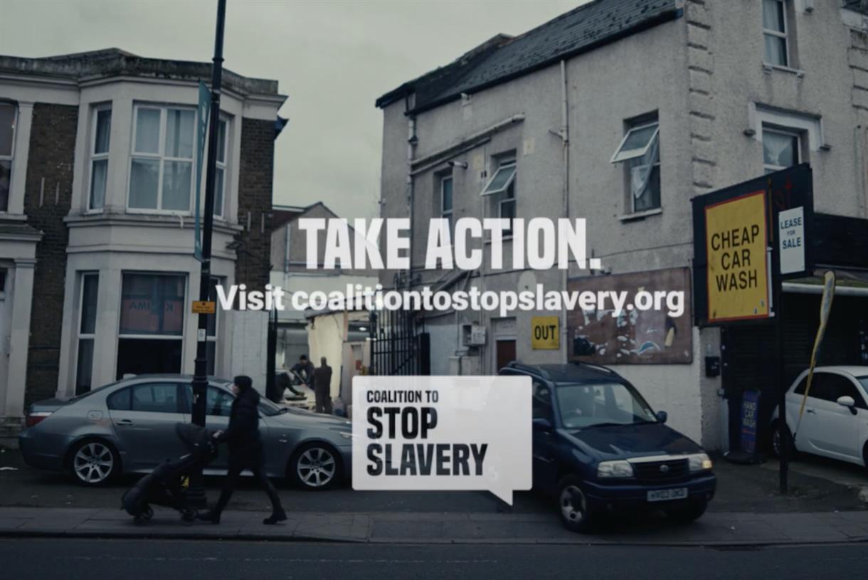 Ben Priest leads hard-hitting creative for Coalition to Stop Slavery debut