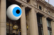 Selfridges reveals a new vision with giant inflatable eye