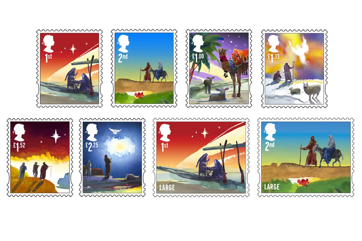 Meet the 82 year old creative behind this year s Christmas stamps