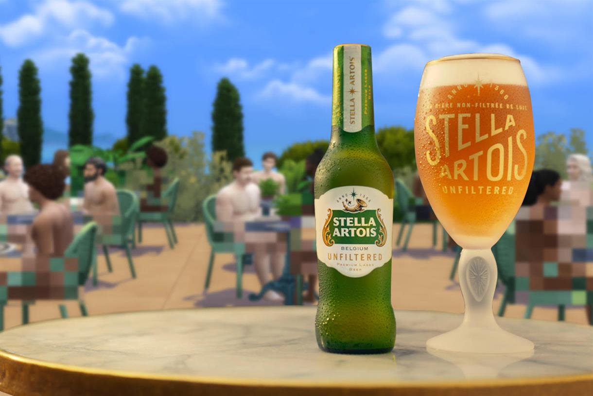 Stella Artois bares all for interactive ad in The Sims