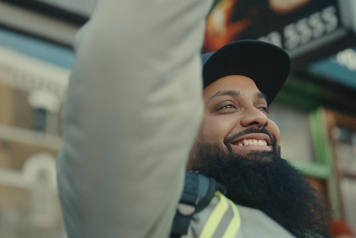 Uber Eats Campaign Introduces Irrepressibly Upbeat Cycle Courier