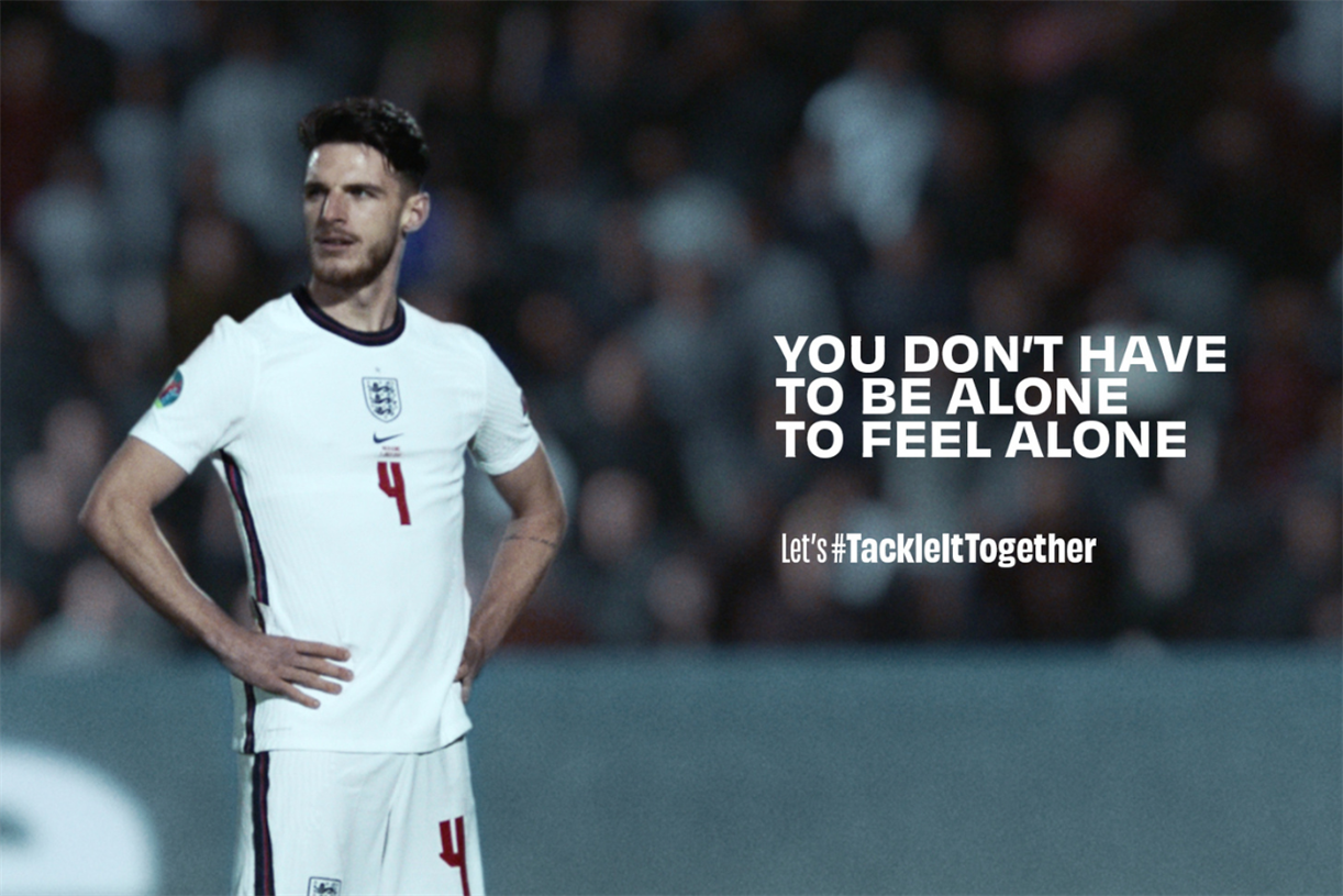 England footie star Declan Rice tackles loneliness in CALM 'Invisible opponent 2' film