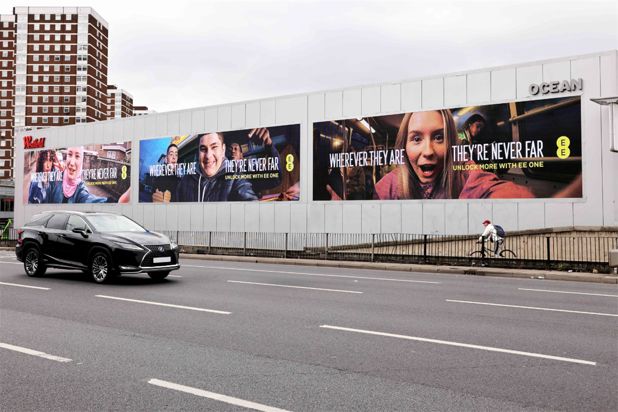 EE expands 'Curfew' campaign by Saatchi & Saatchi with OOH ads