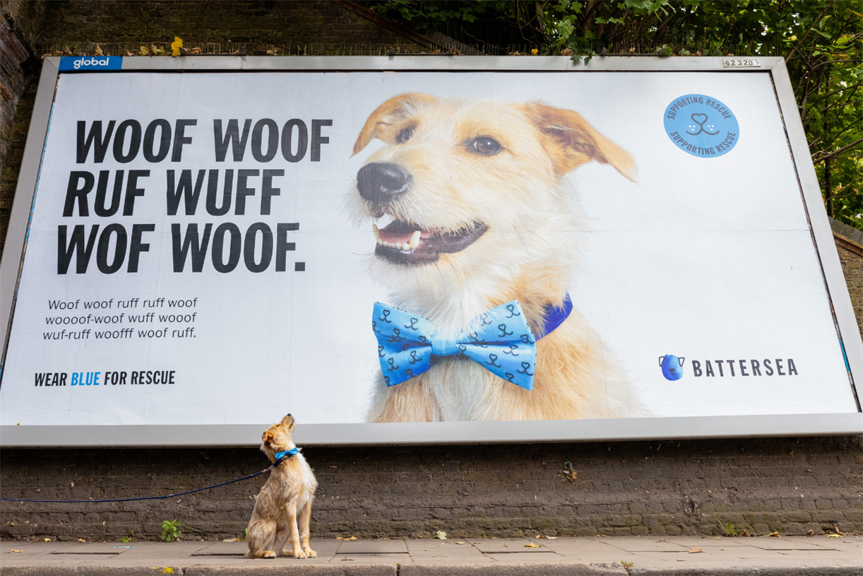 Battersea campaign lets cats and dogs do the talking