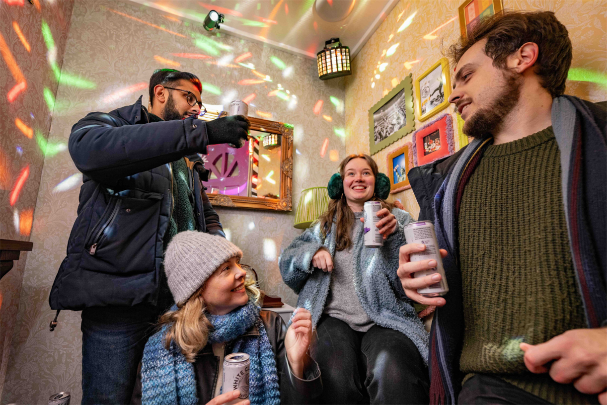 White Claw hosts 'world’s smallest house party'