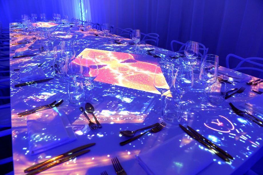 Event TV 3D projection launch of W Dubai