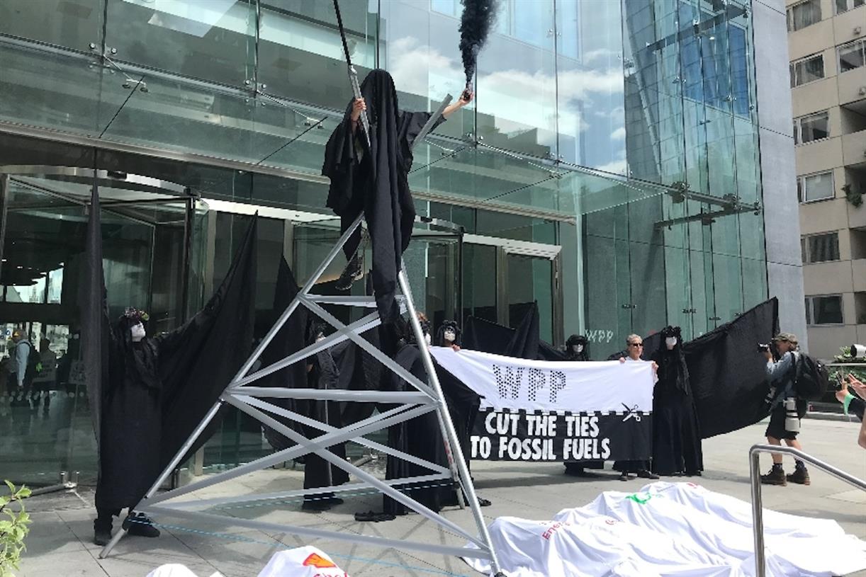 Climate activists enter WPP lobby in latest protest