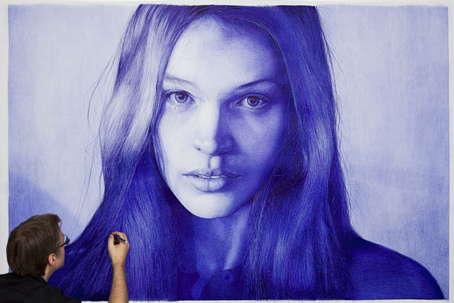 Photorealism artist Dirk Dzimirsky creates life-like woman with ...