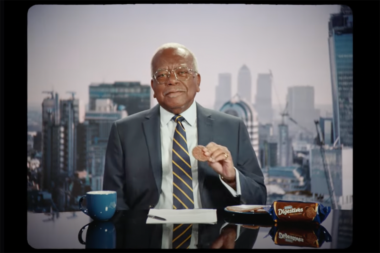 Sir Trevor McDonald returns to news desk as McVitie's ‘True original’