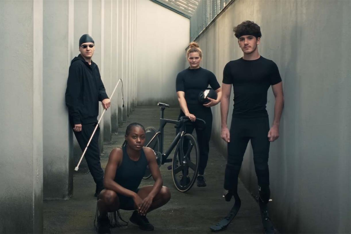 Apple ad stages relay race featuring athletes with and without disabilities