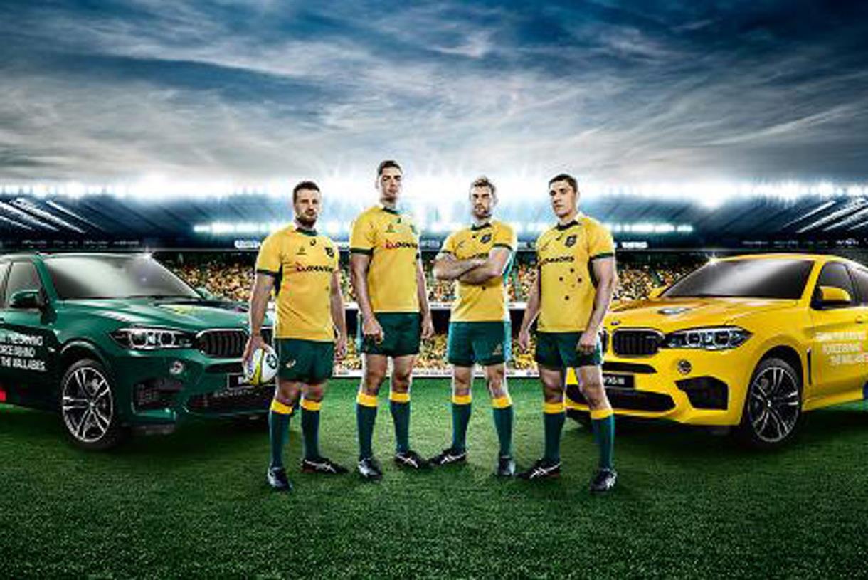 Around the world advertising the Rugby World Cup in Australia