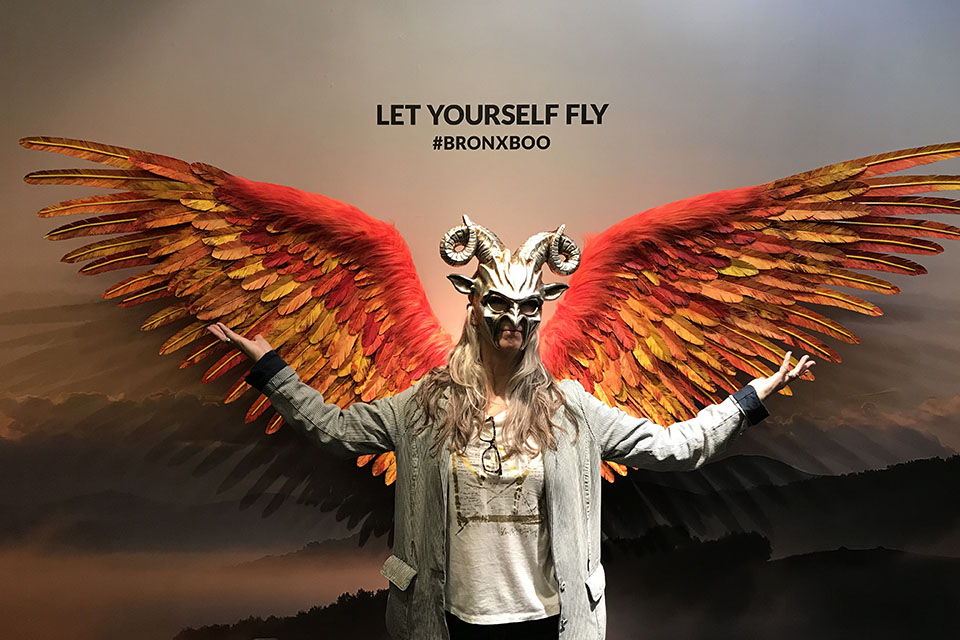 The Bronx Zoo creates popup featuring wings, masks and headpieces