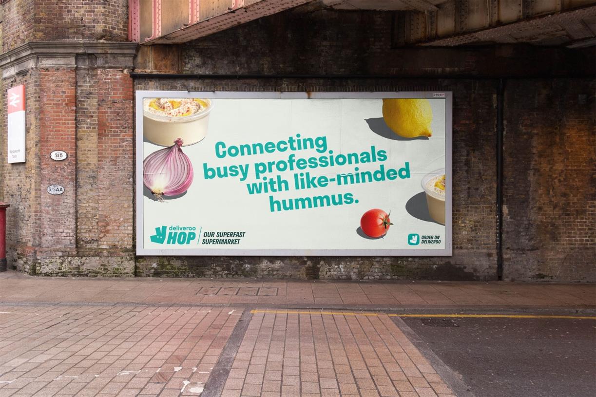 Deliveroo Hop rebrands visual identity with OOH push