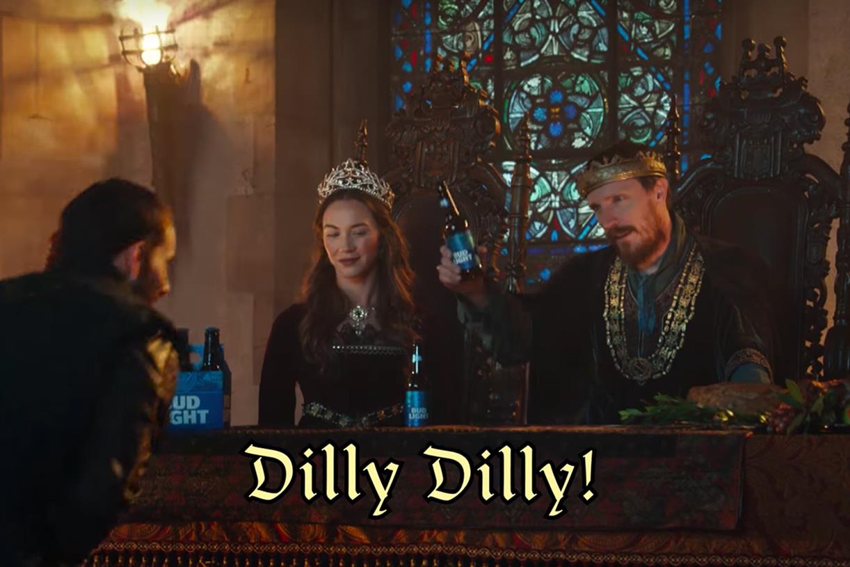 Reklame Afbrydelse musiker Turkey of the week: Bud Light's 'Dilly dilly' catchphrase falls flat this  side of the pond | Campaign US