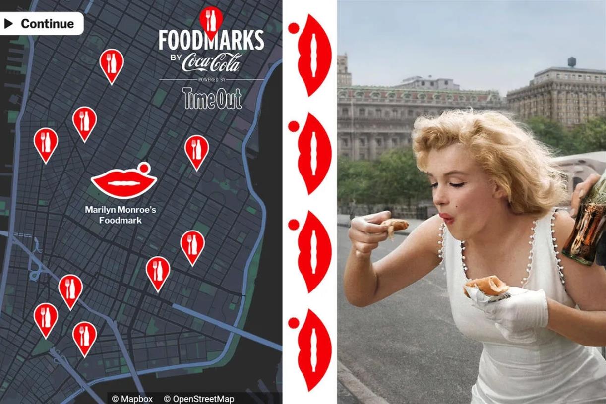 Coca-Cola partners with Time Out on 'Foodmarks' campaign