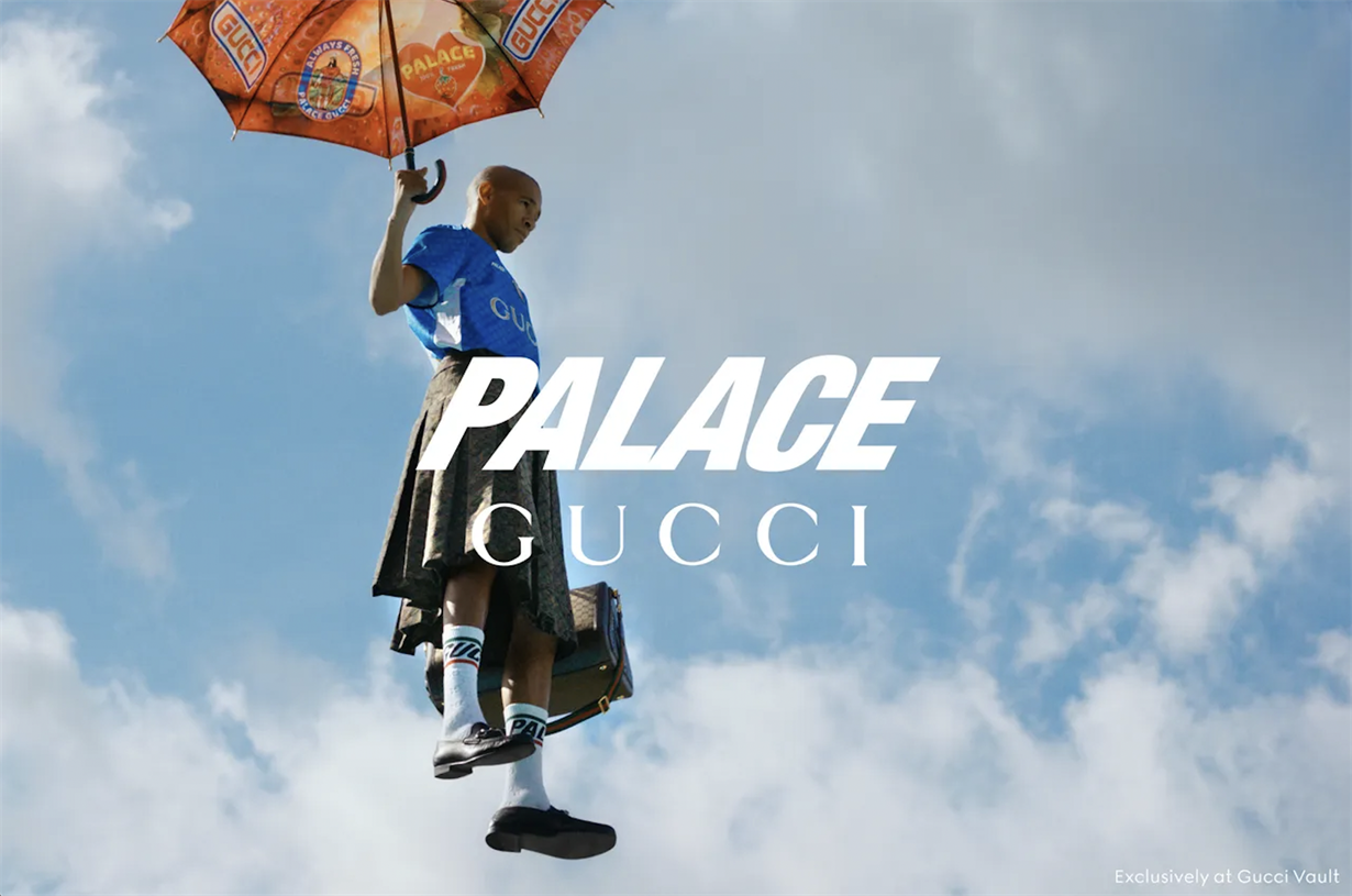 Palace and Gucci launch fashion collab with galactic rave