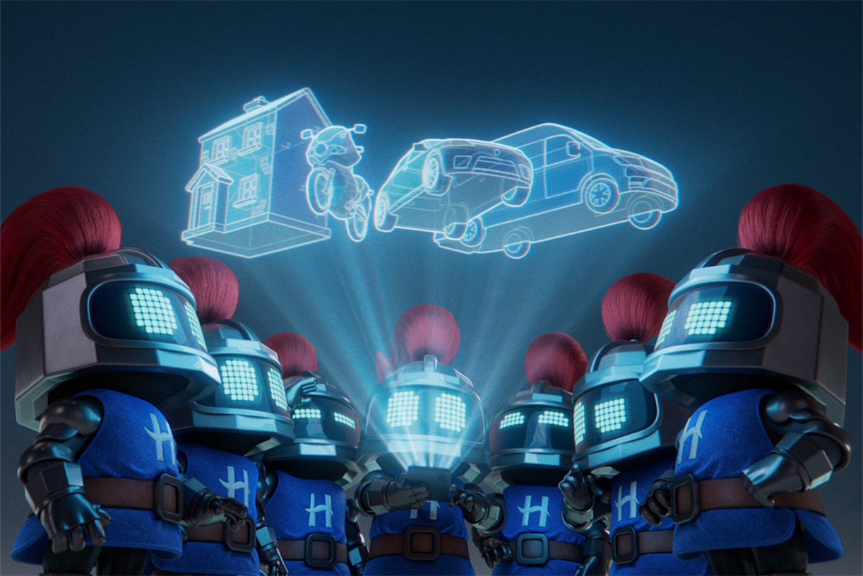 Hastings Direct unveils knight-bot mascot in first work by Anomaly