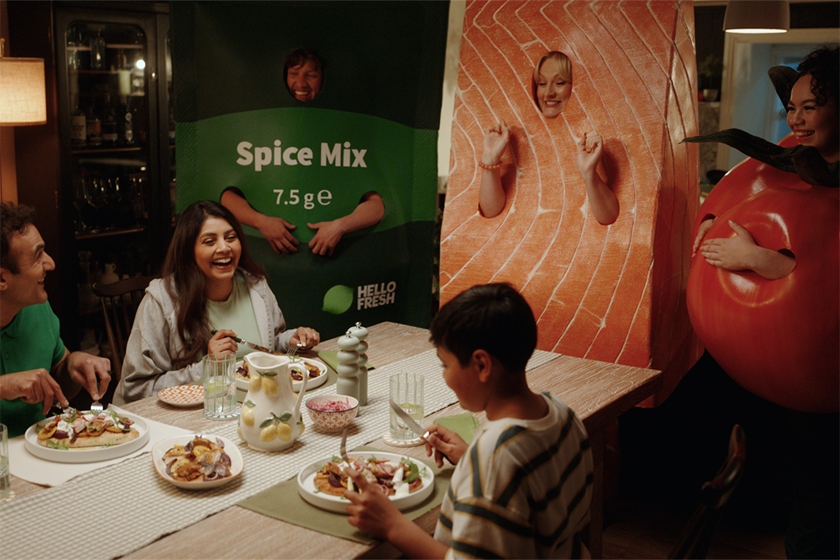 HelloFresh UK brings ingredients to life in first work by Drummond Central