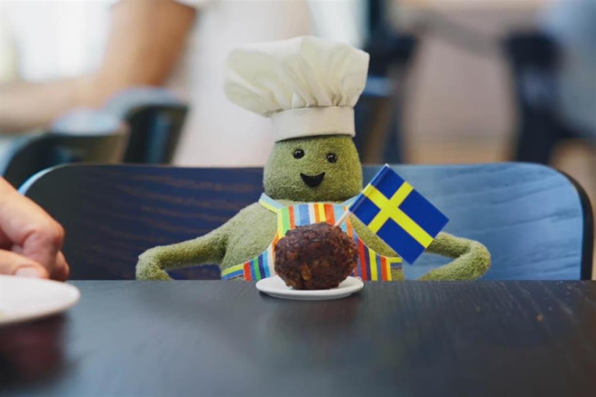 Ikea collaborates with Tiny Chef to promote falafel balls
