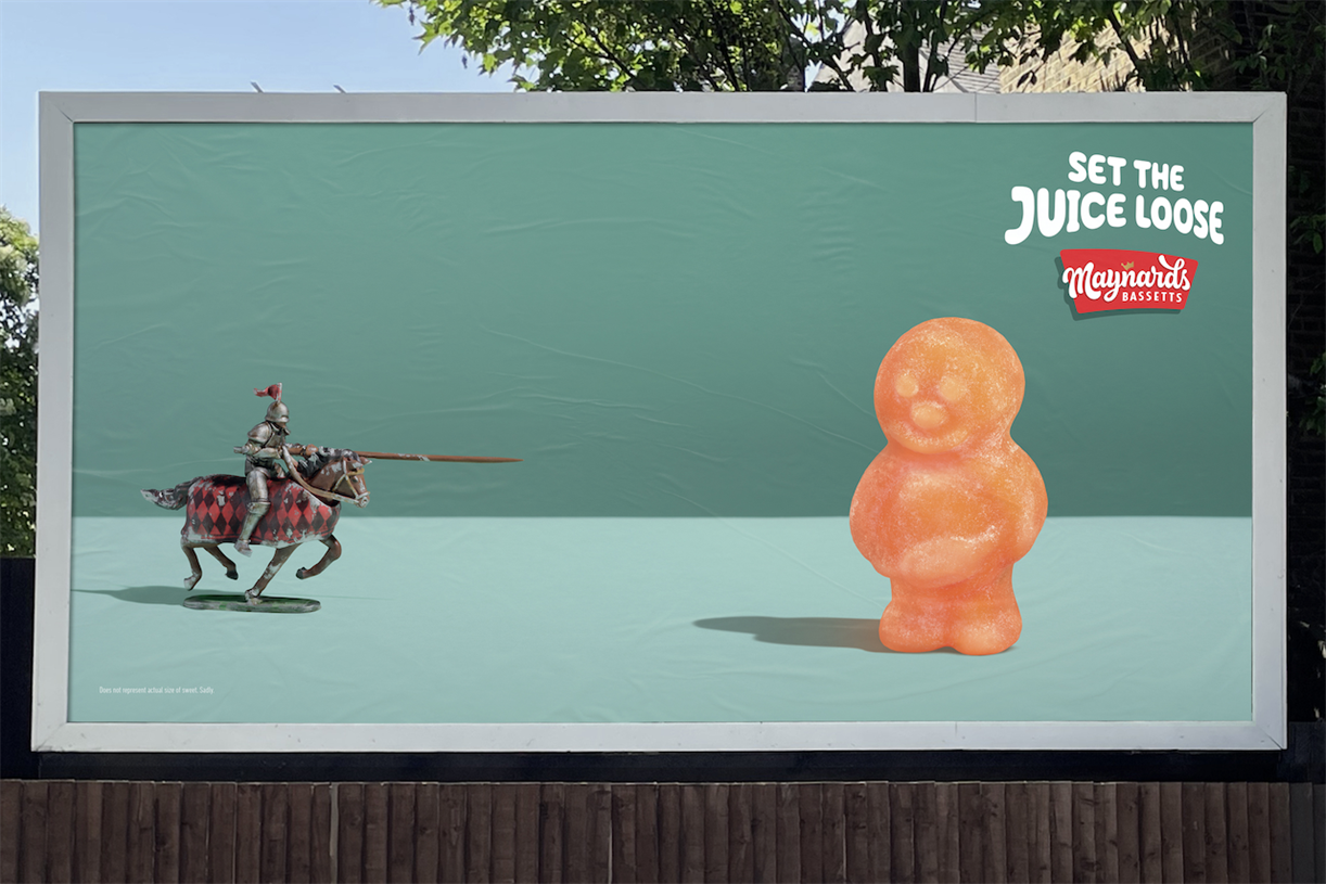 Maynards Bassetts OOH ads remind nation how ‘juicy’ its sweets are