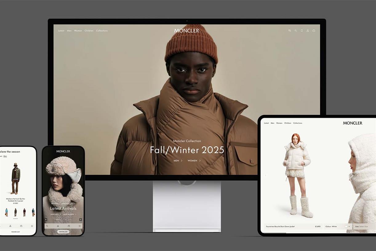 Moncler refurbishes website with Google AI