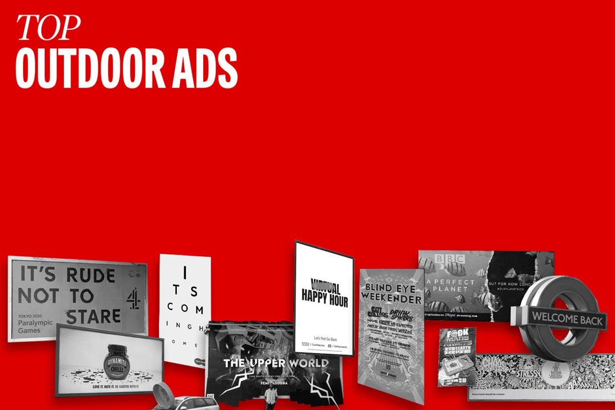 The Lists 2021 Top 10 outdoor ads Campaign US