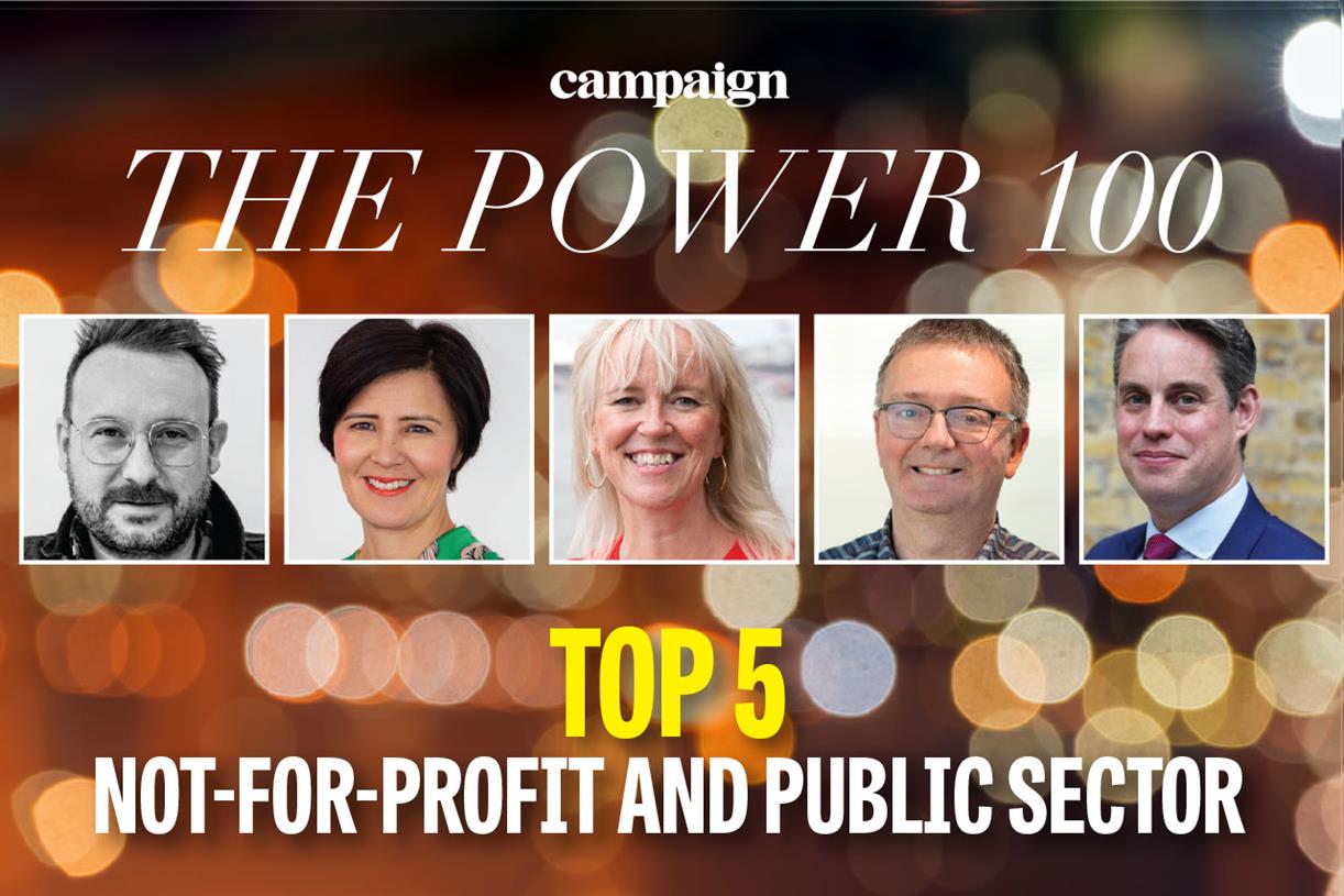 Campaign Power 100: Top five in not-for-profit and public sector