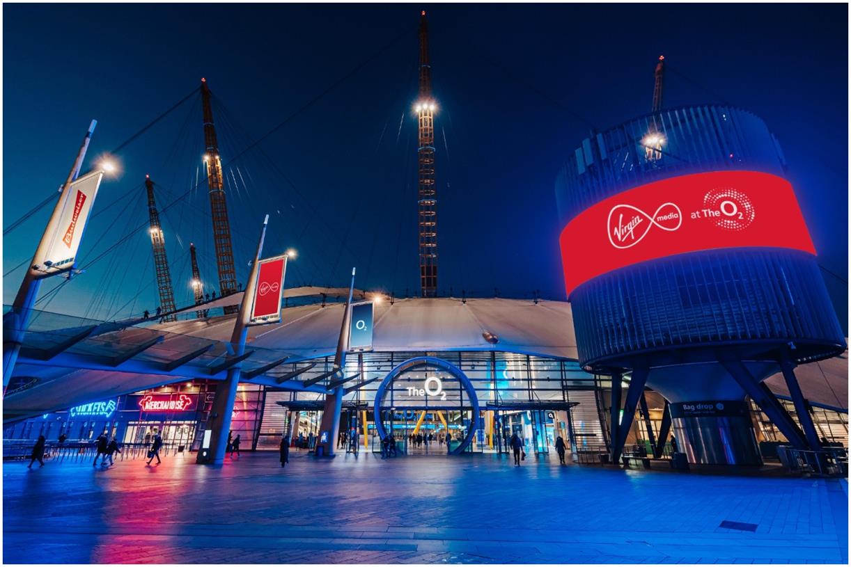Virgin Media arrives at The O2 with enhanced connected experiences
